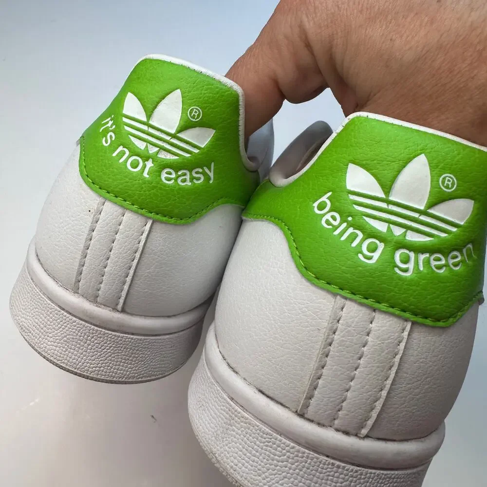 Adidas Stan Smith X Disney Kermit The Frog White Green Sneakers